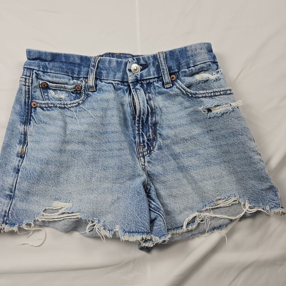 Women's Denim Blue Jean Shorts Size 00 Mom Short by American Eagle